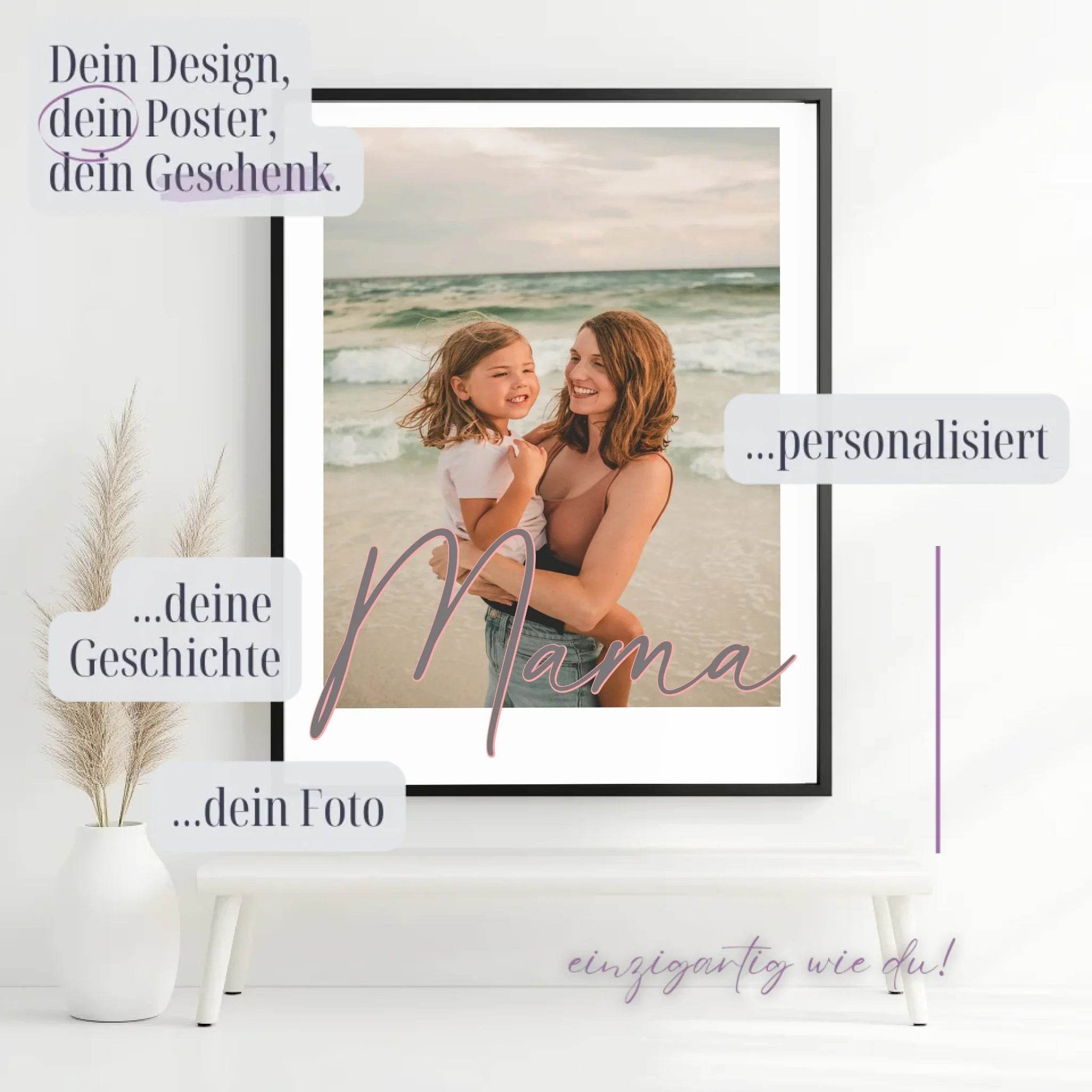 Bilderrahmen-schwarz-matt-posterfolio-de