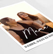 Einzigartiges Geschenk: Personalisiertes Poster mit Foto - Danke Mama - posterfolio.de