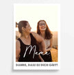 Einzigartiges Geschenk: Personalisiertes Poster mit Foto - Danke Mama - posterfolio.de