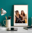 Einzigartiges Geschenk: Personalisiertes Poster mit Foto - Danke Mama - posterfolio.de