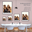 Einzigartiges Geschenk: Personalisiertes Poster mit Foto - Danke Mama - posterfolio.de
