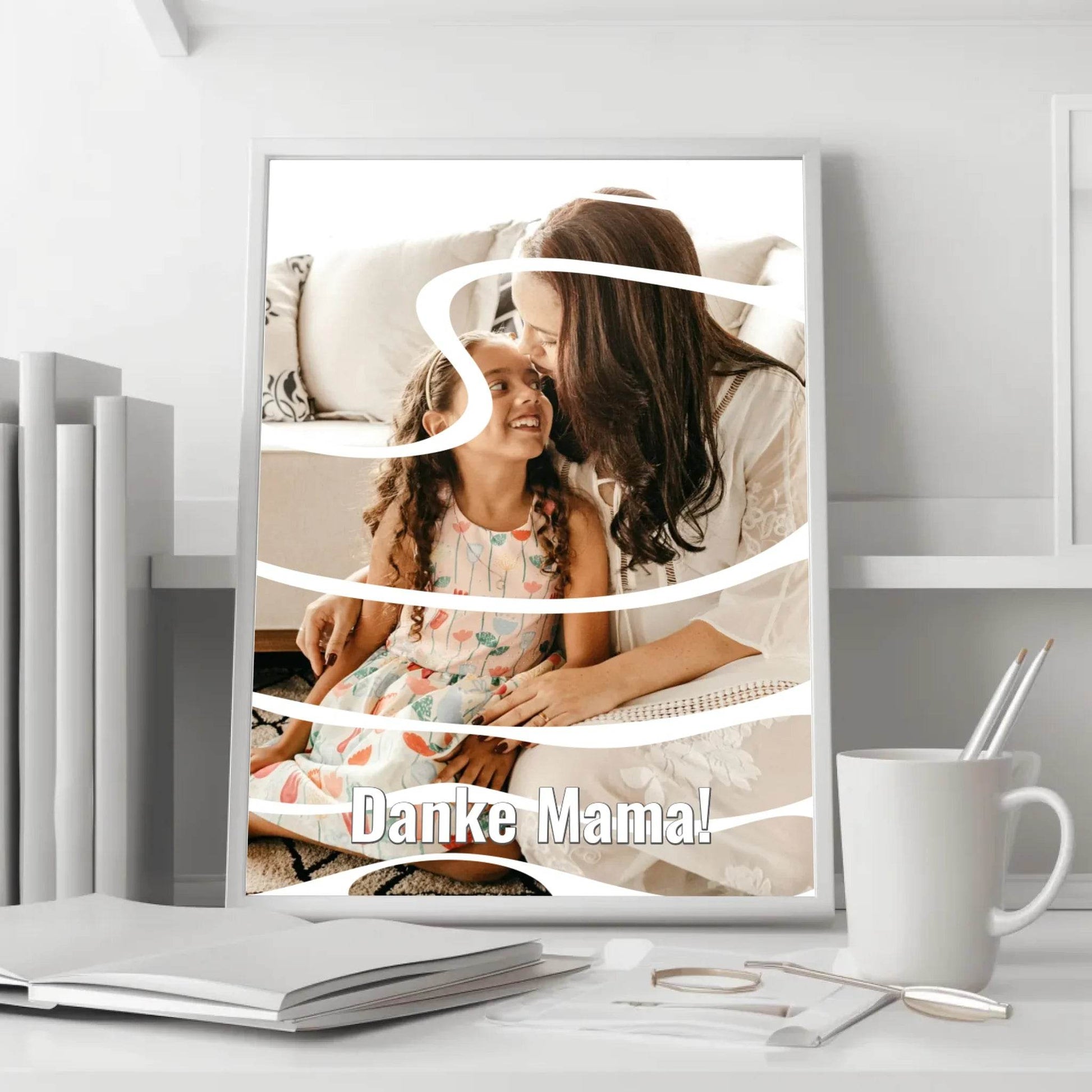 Personalisiertes Geschenk Poster mit Bilderrahmen