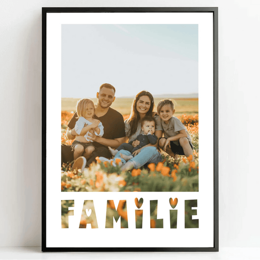 Unvergessliche Familienmomente – Personalisiertes Poster als Geschenkidee - posterfolio.de