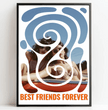 Best Friends Forever: Personalisiertes Poster als perfektes Geschenk für deine beste Freundin! - posterfolio.de