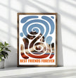 Best Friends Forever: Personalisiertes Poster als perfektes Geschenk für deine beste Freundin! - posterfolio.de