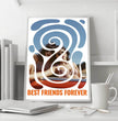 Best Friends Forever: Personalisiertes Poster als perfektes Geschenk für deine beste Freundin! - posterfolio.de