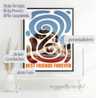 Best Friends Forever: Personalisiertes Poster als perfektes Geschenk für deine beste Freundin! - posterfolio.de