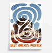 Best Friends Forever: Personalisiertes Poster als perfektes Geschenk für deine beste Freundin! - posterfolio.de