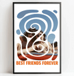 Best Friends Forever: Personalisiertes Poster als perfektes Geschenk für deine beste Freundin! - posterfolio.de