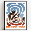 Best Friends Forever: Personalisiertes Poster als perfektes Geschenk für deine beste Freundin! - posterfolio.de