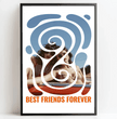 Best Friends Forever: Personalisiertes Poster als perfektes Geschenk für deine beste Freundin! - posterfolio.de