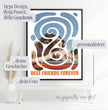 Best Friends Forever: Personalisiertes Poster als perfektes Geschenk für deine beste Freundin! - posterfolio.de