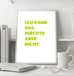 Personalisiertes Geschenk Poster mit Bilderrahmen